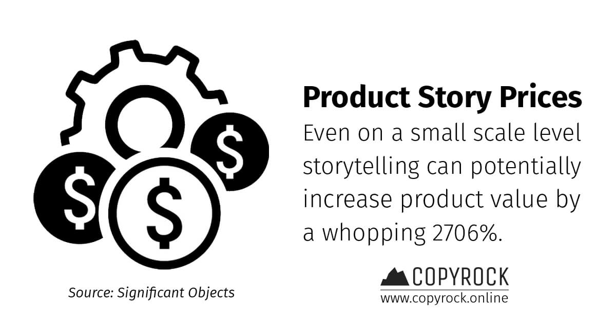 statistics storytelling product value